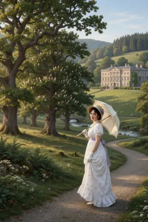 Illustrative portrait of Elizabeth Bennet from the existing local dataset